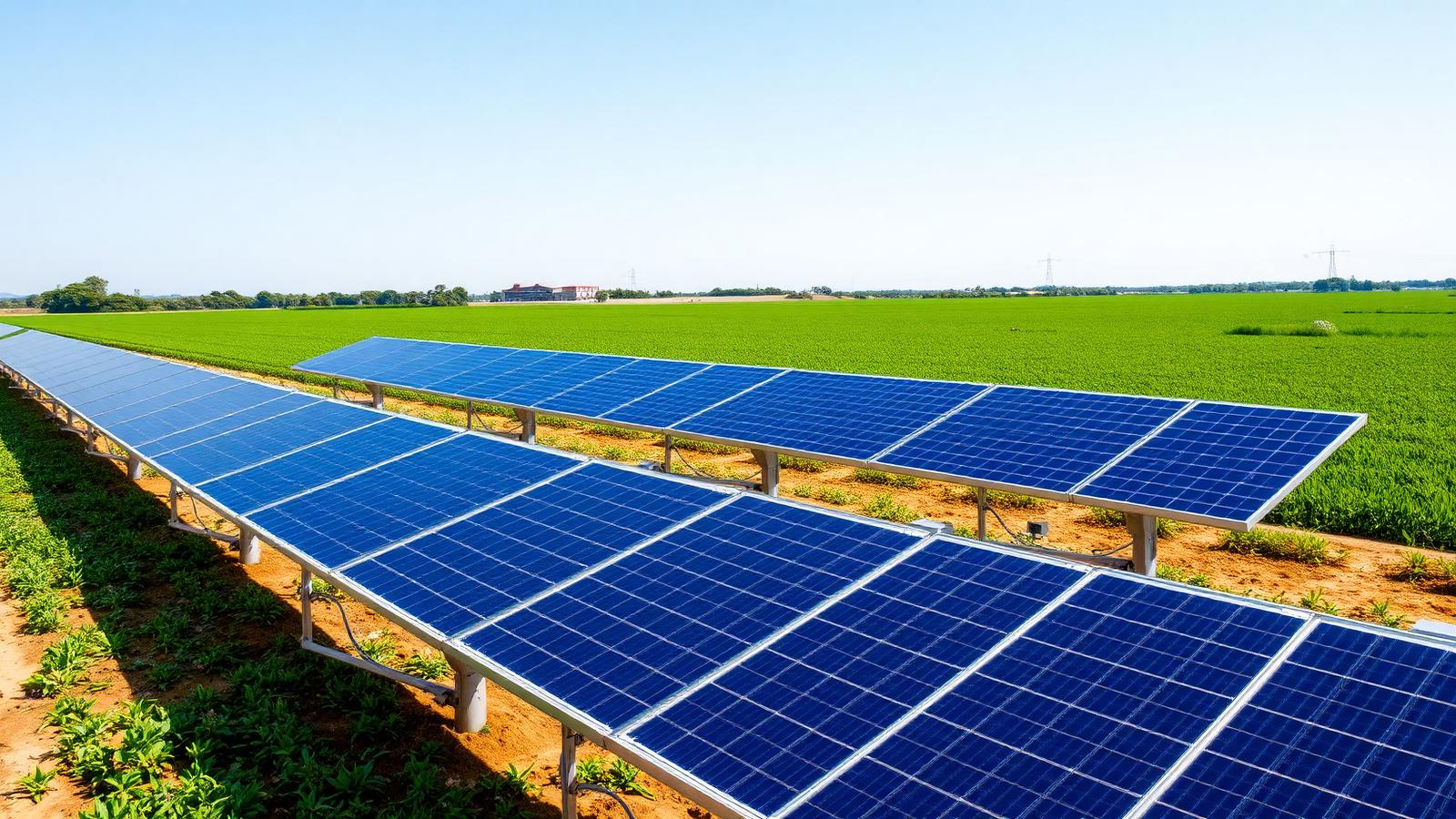 Solar-powered farming